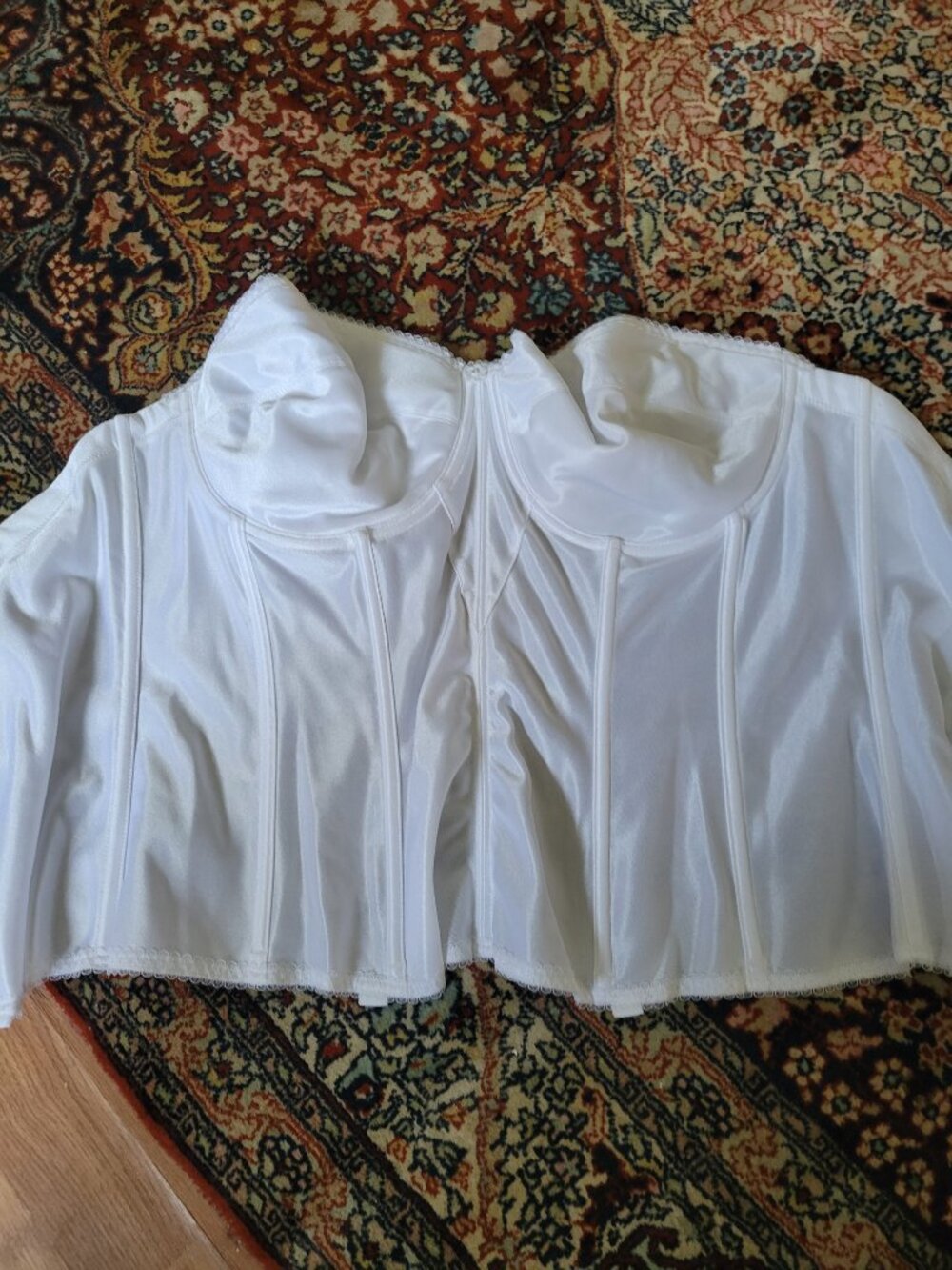 Dominique Intimate Apparel White Strapless Bustier or Corset NWOT Size 44C - Picture 2 of 6